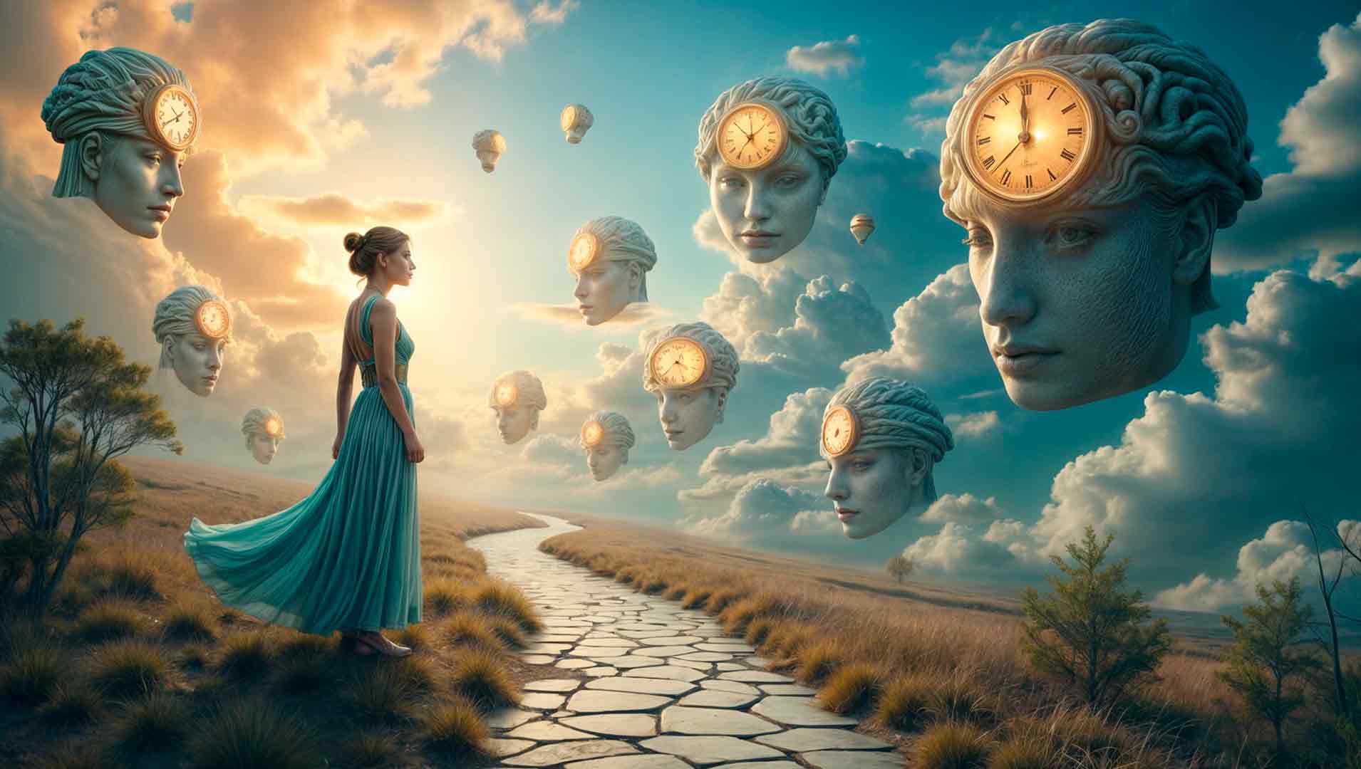 Fotomontaje surrealista sobre la superación de la aversión sexual en Valencia, España.